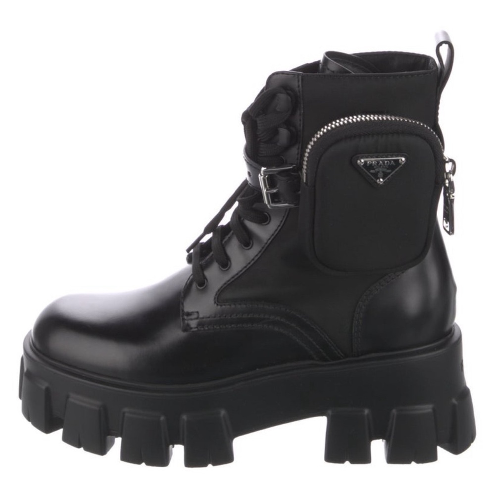 🇮🇹 PRADA Combat Military Boots *Authentic